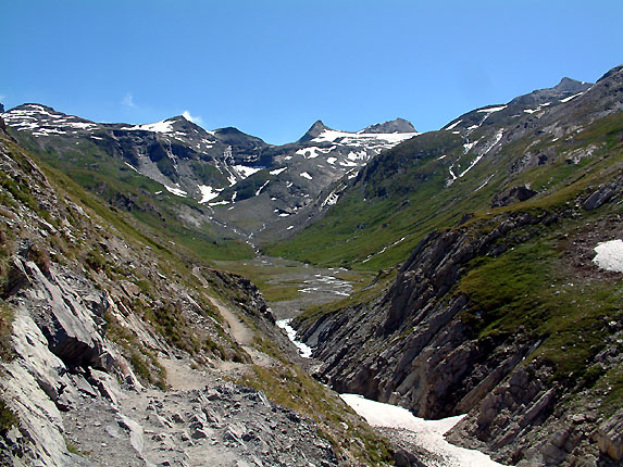 Fin des gorges du Malpasset et les sources de l'Isre