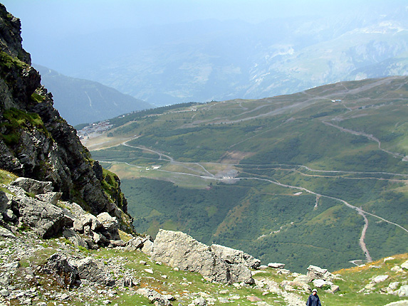 Vue sur la Rosire depuis le passage du Retour