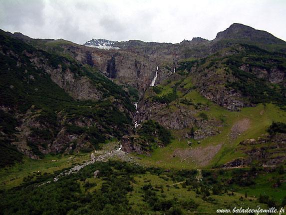 Les cascades des glaciers