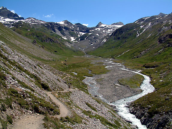 Fin des gorges du Malpasset et les sources de l'Isre