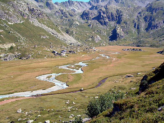 Le ruisseau du Petit dans le vallon de la Sassire