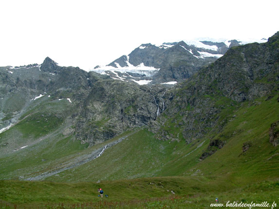 Glacier de l'inferneau depuis le refuge