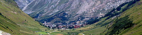 Vue sur Val d'Isre