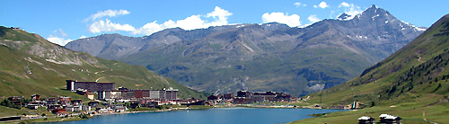 Vue sur Tignes le Lac