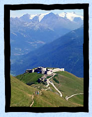 Le fort de la Platte domine la valle et fait front au mont pourri