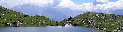 Le lac de la Portette dans le Beaufortain