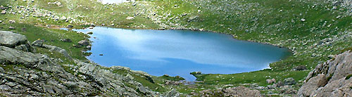 Le lac de la Portette dans le Beaufortain