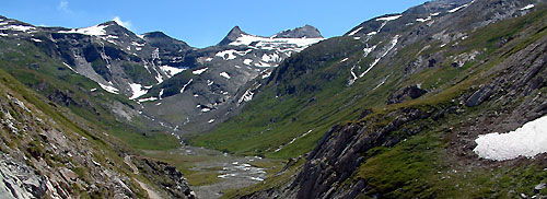 Panorama sur la valle des sources de l'Isre