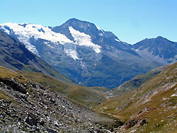 Le mont pourri et ses glaciers