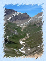 Le sentier parcouru depuis le pont de neige