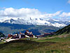 Station Arc 2000 et massifs alpins