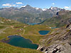 Lacs du Chardonnet, lac de Tignes, lac du Chevril, la grande Sassire et la Tsanteleina