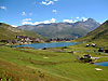 Lac de Tignes et Grande Sassire