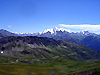 Le Mont Pourri et la route du col du petit saint bernard