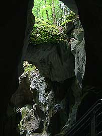 Le pont du Diable - Passage sur la Dranse