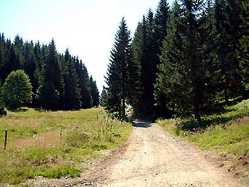 Avant les chalets de Porte