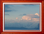 Lever de soleil sur le Mont Blanc