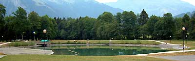 Le lac de la base de loisirs