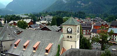 Vue arienne depuis le jardin botanique