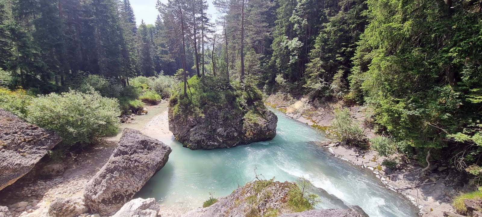 Le Boite, torrent de la vallée de Cortina