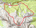 Topo de la boucle des Cinque Torri
