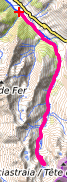 Topo du lac du Lauzanier