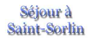 Sjours  saint sorlin