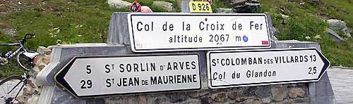 Le col de la Croix de fer