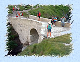 Panneau sur le pont de Croe vie