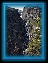 Cascade, ruisseau et gorges de la Reculaz