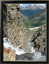 La cascade et les gorges de la Reculaz