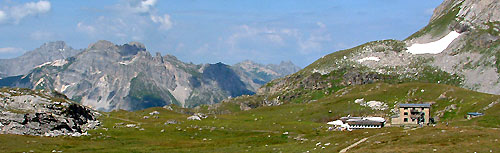 Le refuge du col de la Vanoise