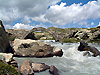 Pont de Pierre sur le torrent des Evettes