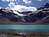 Le glacier des Evettes et le lac