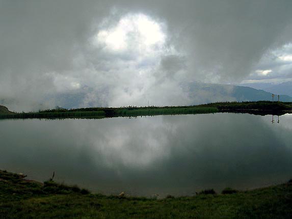 Le lac de l'Arpettaz