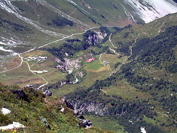 Montainont, le refuge du roc de la Pche, la valle de chavire