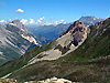 Le mont Blanc depuis les chalets de Rosoire