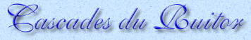 Titre de la page sur les cascades du Ruitor