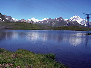 Lac Longet, Aiguille de Tr la Tte, Mont Blanc