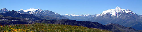 Aiguille de la Grande Sassire et le Mont Pourri