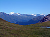 Les alpes italiennes, le Cervin et le Mont Rose